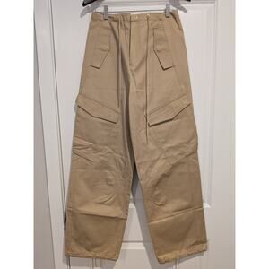 100% Authentic BRAND NEW w/ tags Dion Lee Khaki Parachute Pants Size Small S